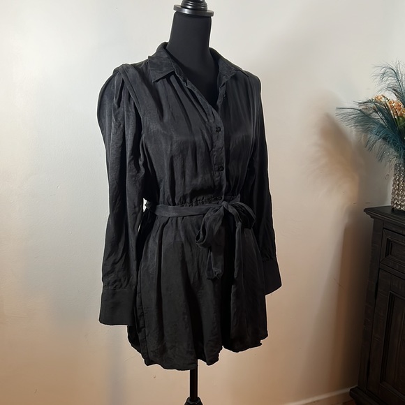 ZARA button long sleeve dress - Picture 2 of 10
